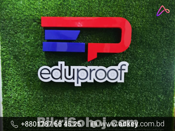 Sign Board  LED Acrylic Letter Advertising in Dhaka